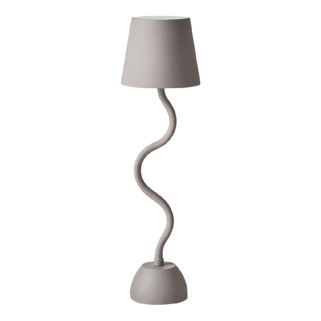 **Lampe sur pied design en courbe**